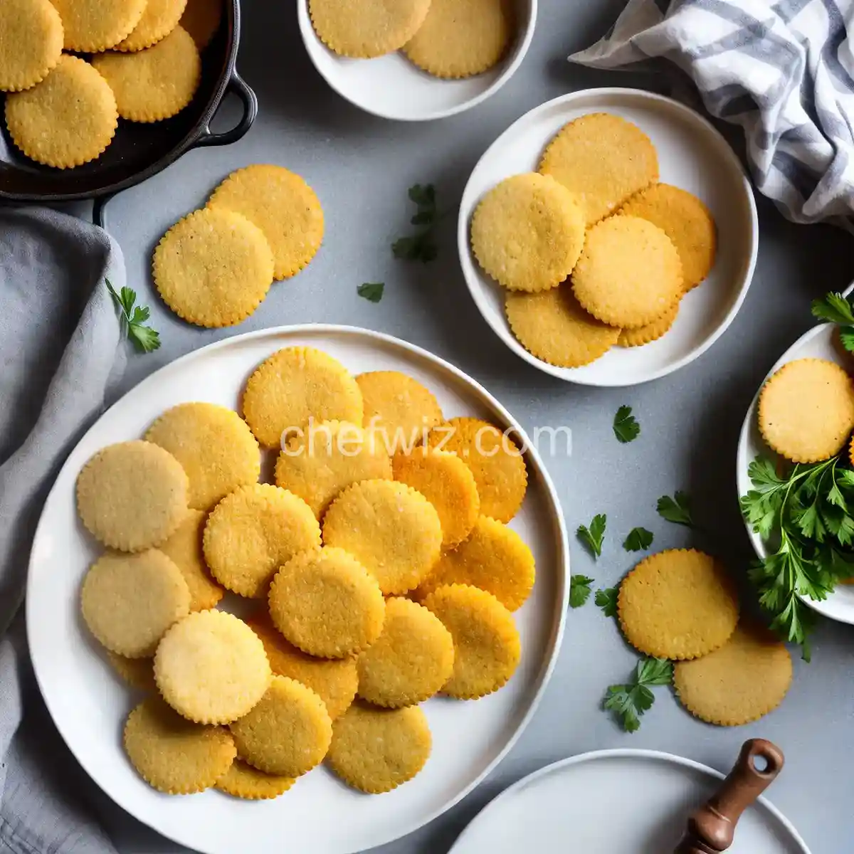 Easy Keto Cheese Crackers compressed image1