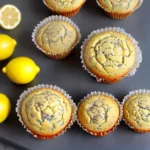 Easy Lemon Poppy Seed Muffins compressed image1