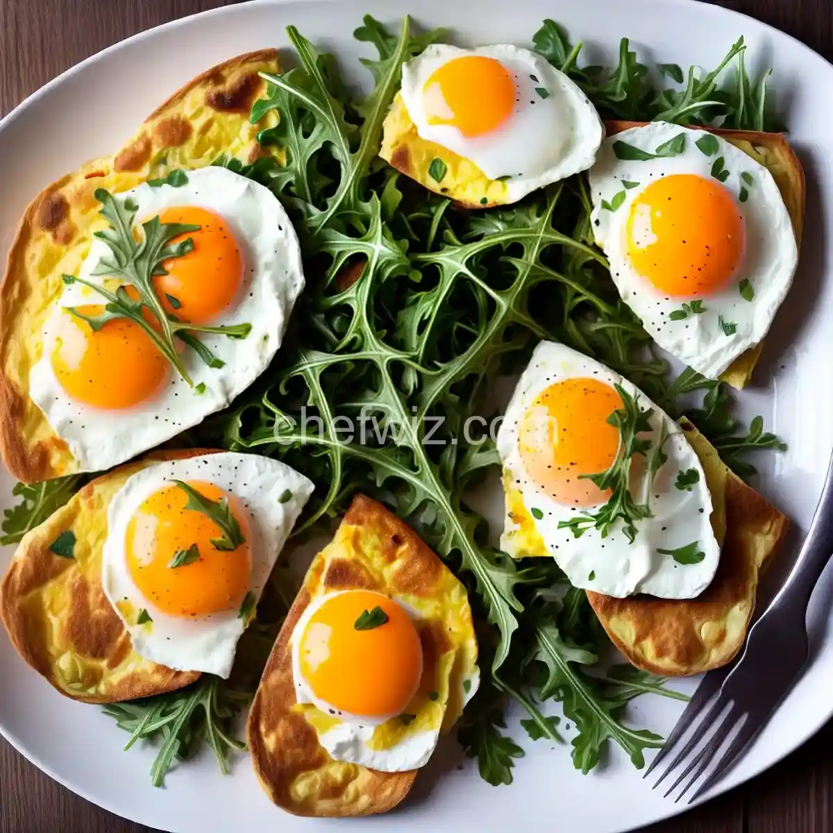 Egg White Frittata with Lox and Arugula compressed image1