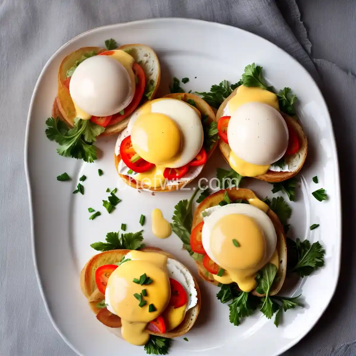 Eggs Benedict and Easy Hollandaise Sauce compressed image1