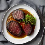 Flaming Filet Mignon with Chive Butter compressed image1