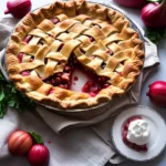Fresh Rhubarb Pie compressed image1