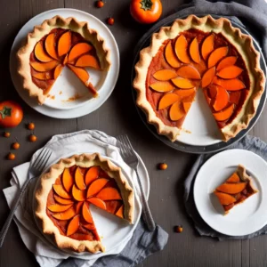 Fuyu Persimmon Pie compressed image1