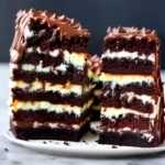 Ghirardelli Ombre Brownie Cake compressed image1