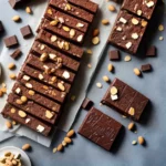 Giant Chocolate Candy Bar with Peanuts and Nougat compressed image1