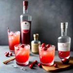 Ginger Cranberry Cocktail Frozen Vodka or Gin compressed image1