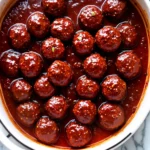 Grape Jelly Slow Cooker Meatballs compressed image1