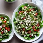 Green Salad With Creamy Feta Dressing compressed image1