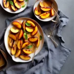 Grilled Peaches with Cinnamon Sugar Butter compressed image1