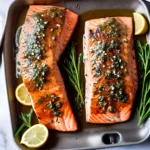 Grilled Salmon with Herb and Meyer Lemon Compound Butter compressed image1