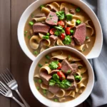 Healthy Pressure Cooker Beef Stroganoff compressed image1
