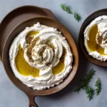 Homemade Labneh with Olive Oil and Zaatar compressed image1
