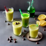 Honeydew Juice With Chocolate Syrup compressed image1