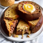 Hot Reuben Dip in a Pumpernickel Bread Bowl compressed image1