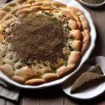 Lebanese Zaatar Zaatar Bread compressed image1