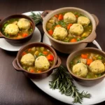 Leftover Turkey Soup with Rosemary Parmesan Dumplings compressed image1