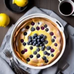 Lemon Blueberry Dutch Baby compressed image1
