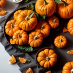 Mandarin Pumpkins Healthy Halloween Snack compressed image1
