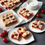 Maraschino Cherry Shortbread Bars compressed image1
