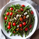 Marinated Green Beans with Olives Tomatoes and Feta compressed image1