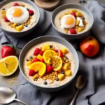 Millet Breakfast Porridge with Fruit compressed image1