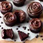 Moist Flourless Chocolate Cupcakes compressed image1