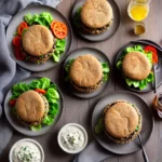 Mushroom Barley Veggie Burger compressed image1