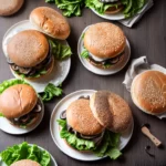 Mushroom Swiss Smash Burgers with Truffle Sauce compressed image1