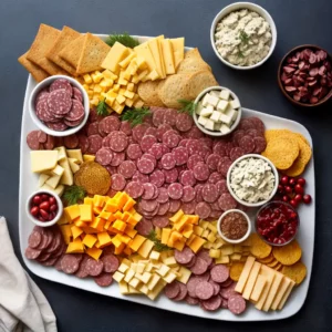 My Favorite Salami and Cheese Platter compressed image1