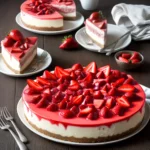 PHILADELPHIA New York Style Strawberry Swirl Cheesecake compressed image1