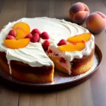 Peach Melba Cake compressed image1
