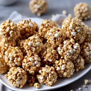Peanut Butter Popcorn Balls compressed image1