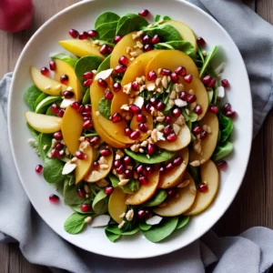 Pear and Pomegranate Salad compressed image1