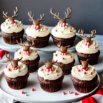 Peppermint Reindeer Cupcakes compressed image1