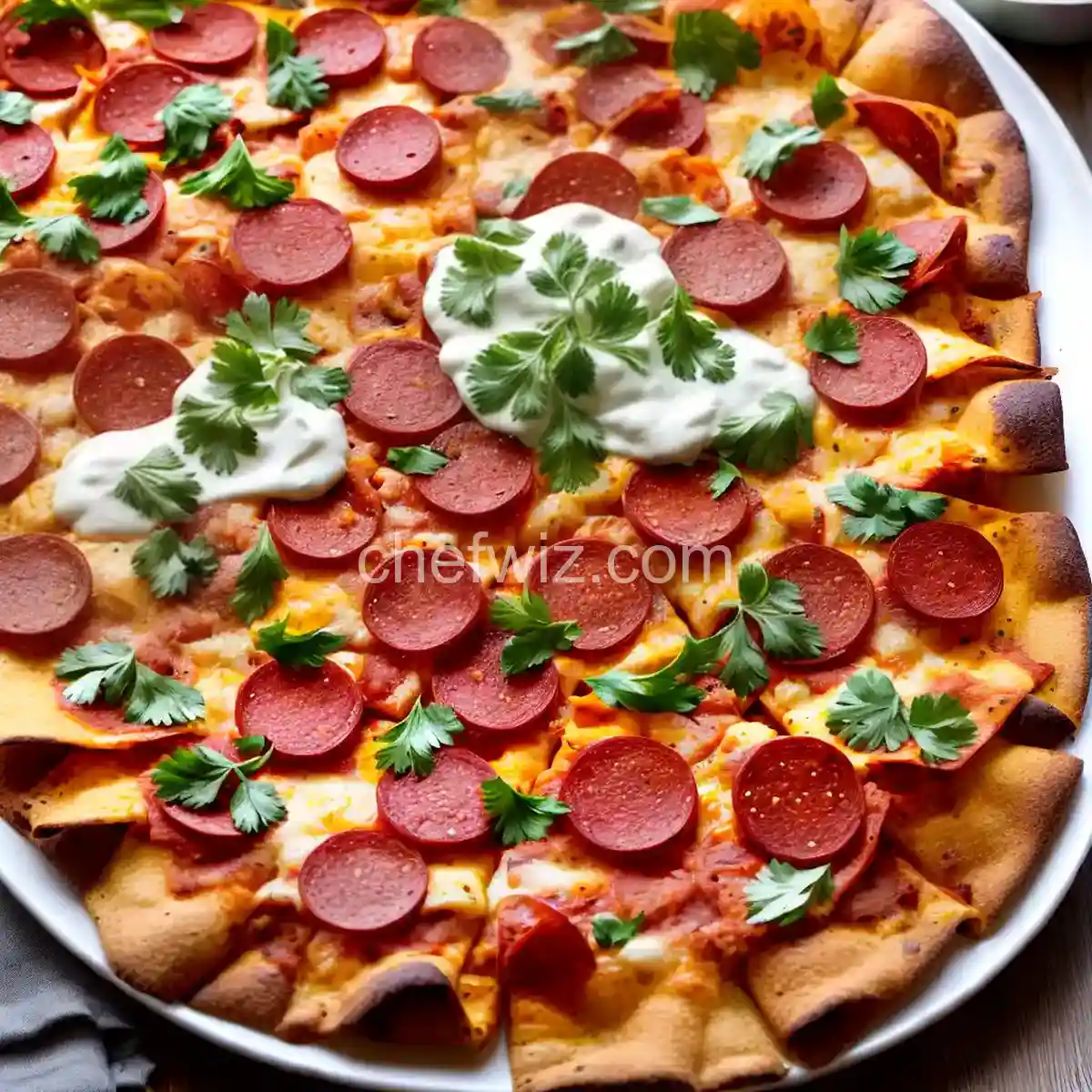 Pepperoni Pizza Supreme Nachos Recipe compressed image1