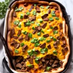Philly Cheesesteak Casserole compressed image1