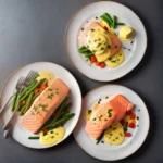 Poached Salmon with Hollandaise Sauce compressed image1