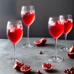 Pomegranate Elderflower Champagne Cocktail compressed image1