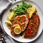 Pork Milanese with Creamy Caper and Lemon Sauce compressed image1