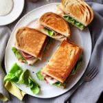Prosciutto and Provolone Panini Sandwiches compressed image1