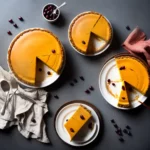 Pumpkin Ricotta Cheesecake with Cranberries compressed image1