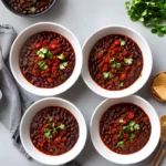 Quick and Easy Pressure Cooker Black Beans With Chorizo Recipe compressed image1
