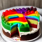 Rainbow jello shot cake compressed image1