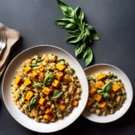Risotto With Butternut Squash Leeks and Basil compressed image1