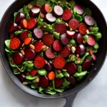 Roasted Baby Beets and Sauteed Beet Greens compressed image1