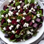 Roasted Beet Salad with Beet Greens and Feta compressed image1