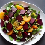 Roasted Beet and Citrus Salad With Ricotta and Pistachio Vinaigrette Recipe compressed image1