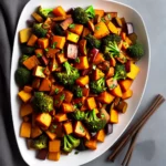 Roasted Pumpkin with Root Vegetables and Broccoli compressed image1