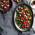 Roasted Radishes with Radish Greens compressed image1