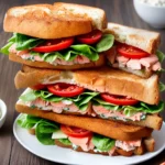 Salmon BLT Sandwich compressed image1